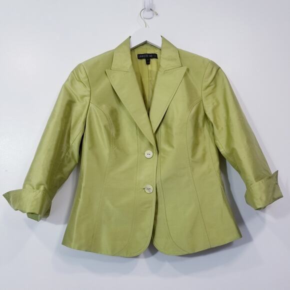 Lafayette 148 New York 100% Silk Blazer